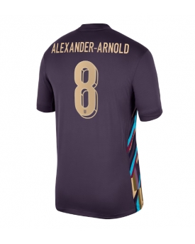 Inghilterra Alexander-Arnold #8 Maglia Gara Trasferta Repliche Europei 2024